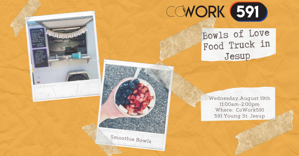 Food Truck Wednesday featuring Bowls of Love CF Events CoWork591