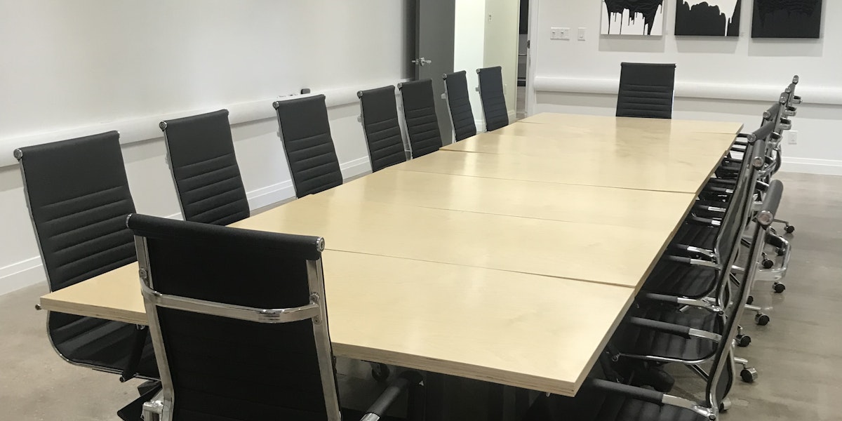 Photo of "THE COLONY"  Boardroom Space HOURLY: (min 2 hours req'd) - seats 16