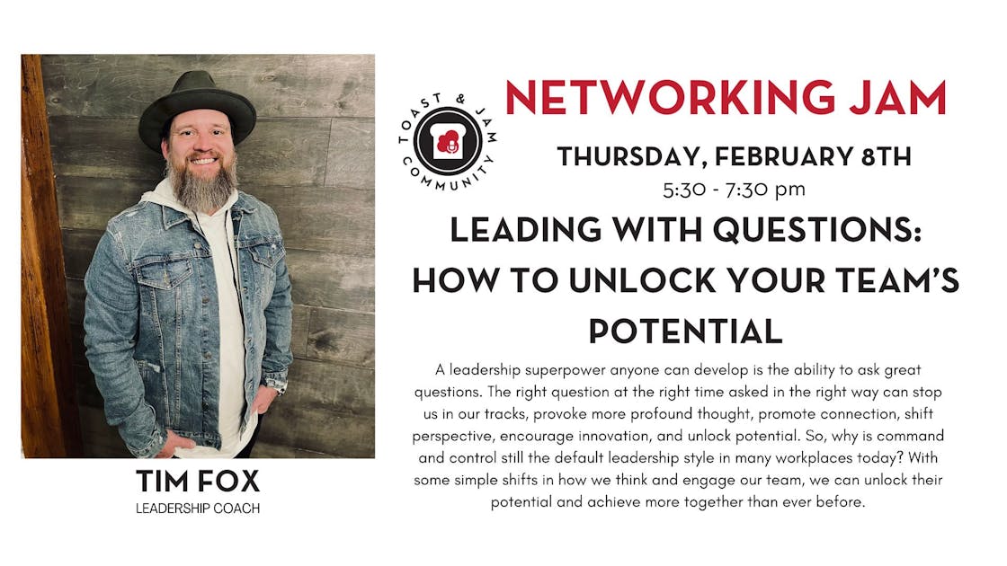 February Networking Jam Events Toast and Jam Community