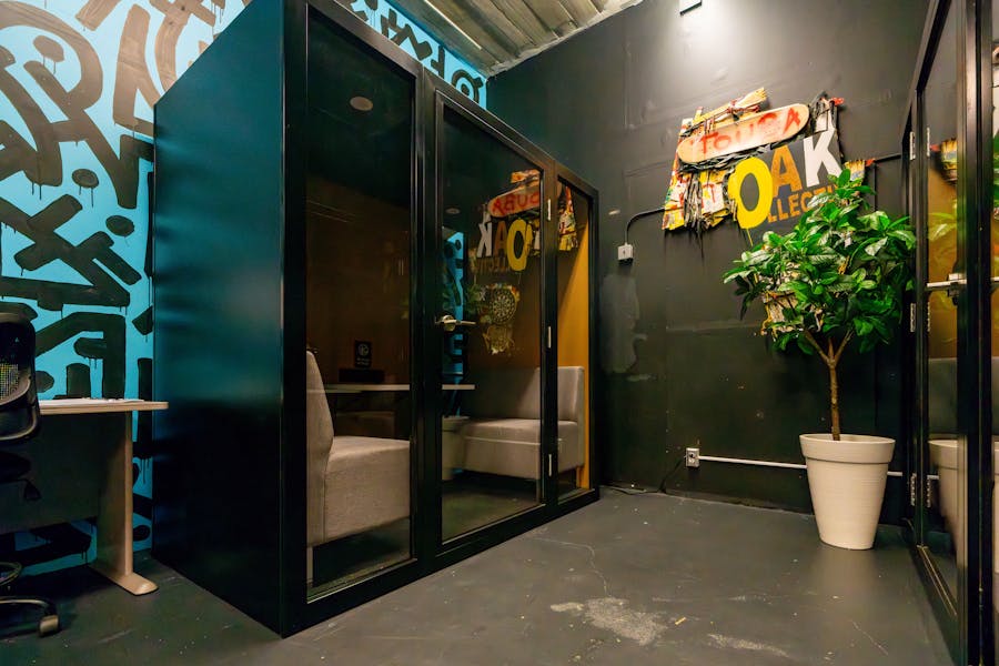Photo of Podcast Booth 1