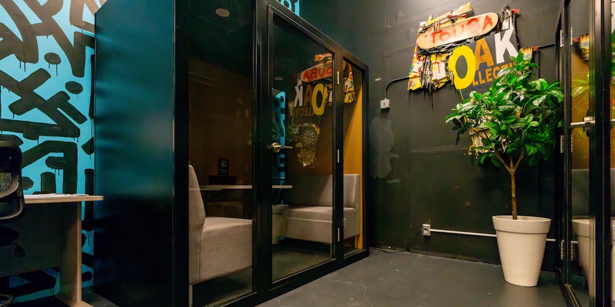 Photo of Podcast Booth 1