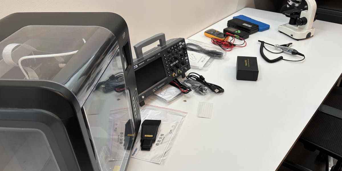 Photo of Electronics Test Bench