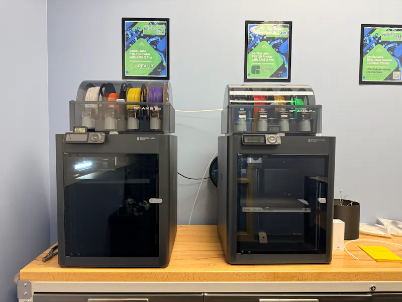 Photo of Prototype Lab Equipment: Bambu Lab P1S 3D Printer